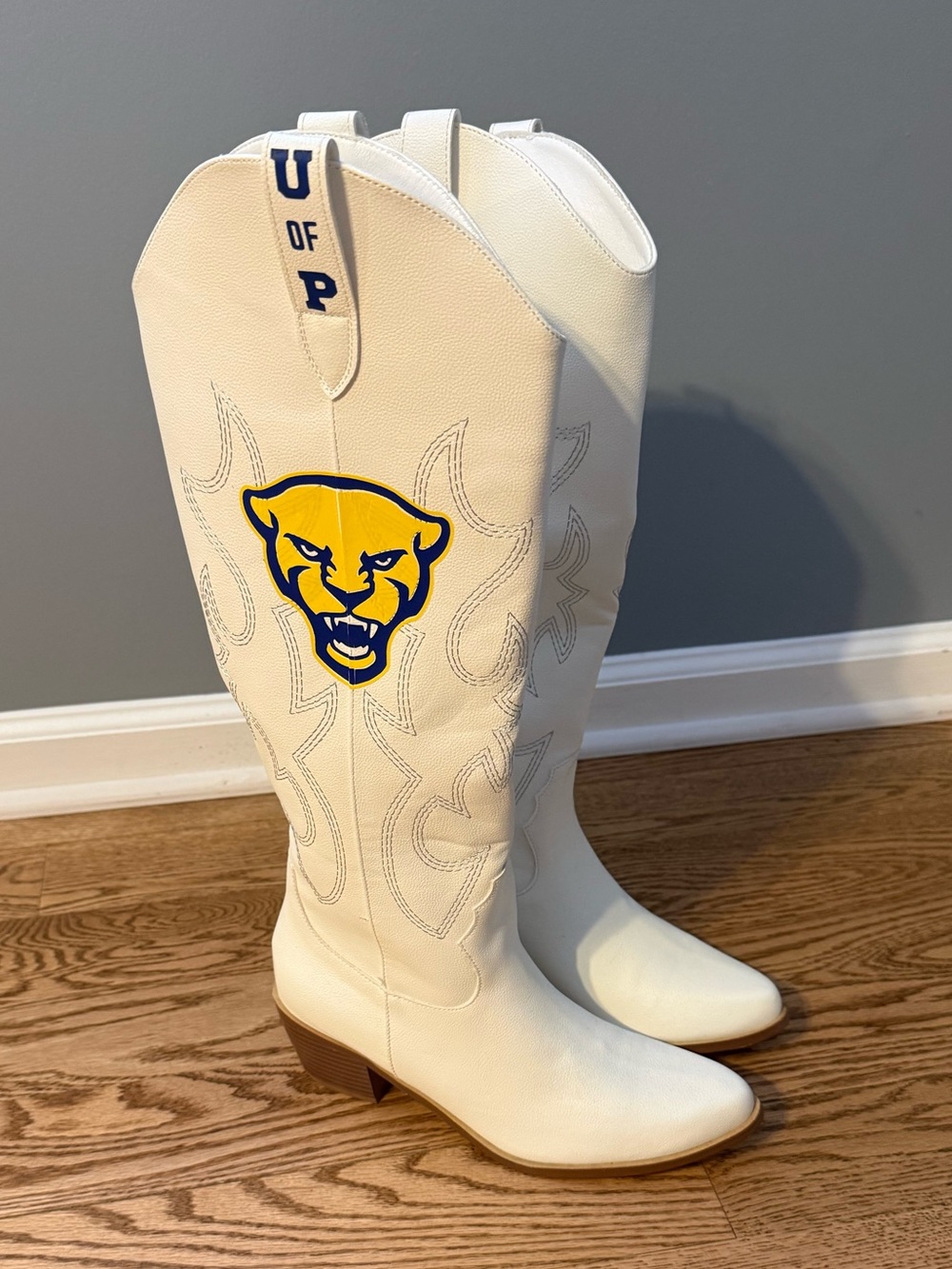 Custom University of Pittsburgh Cowboy Boots